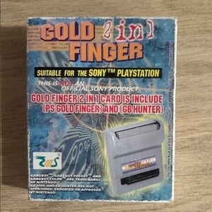 Sony PlayStation Gold Finger 2 in 1 Card - Gray
